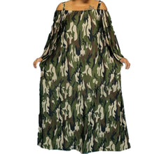 Load image into Gallery viewer, Camouflage Maxi Dress
