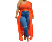 Load image into Gallery viewer, Split Single Sleeve Diva Dress
