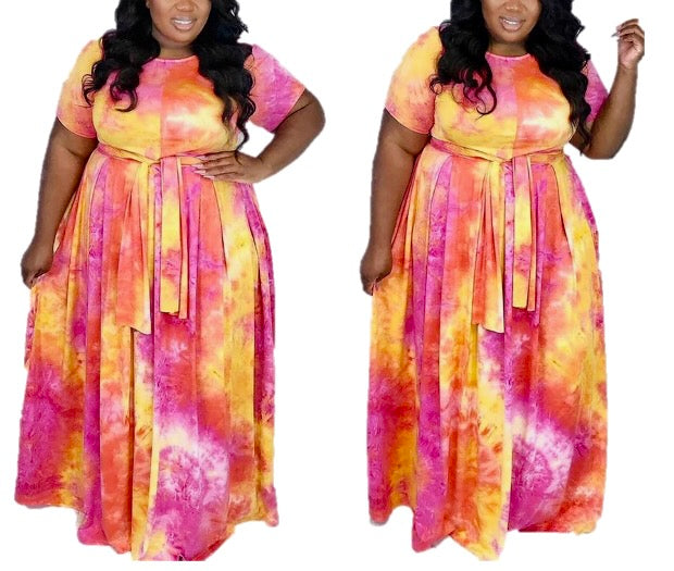 Delightful 2 Piece Maxi Dress