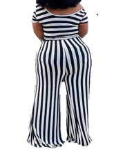 Load image into Gallery viewer, Sexy Black and White Jumpsuit
